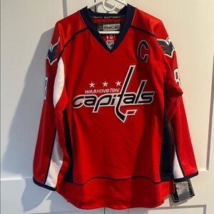 Washington Capitals Ovechkin Captains Reebok Jersey Men’s XL (50) NWT